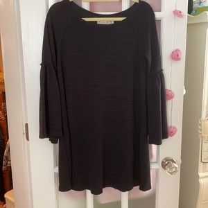 Abercrombie & Fitch Black Long Sleeve Dress